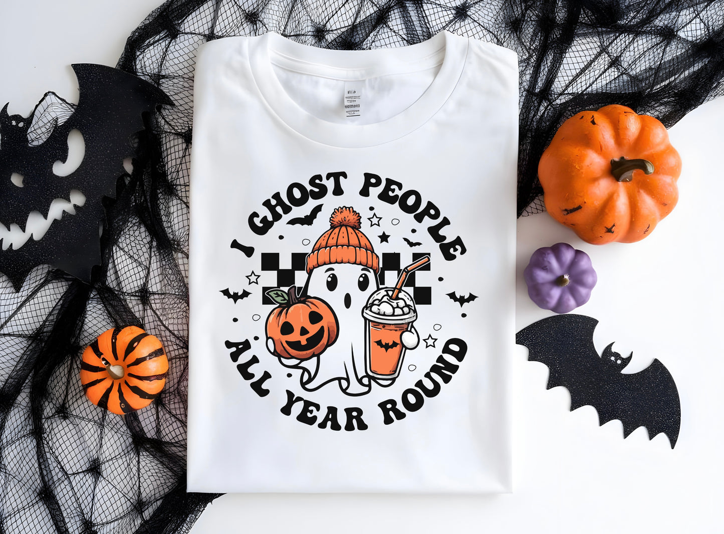 HALLOWEEN T-SHIRT GHOST PEOPLE