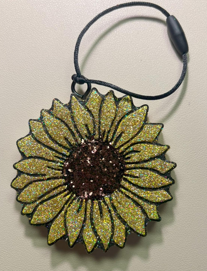 Sunflower Car Freshies- Diva scent