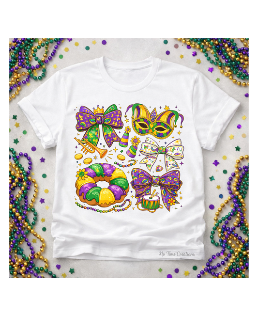 Mardi Gras Tee cake